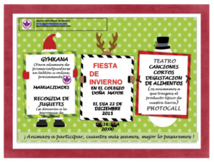 Cartel Programa fiesta invierno Apyma 2015